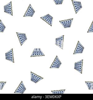 pattern soft wool carpet cartoon vector Stock Vector