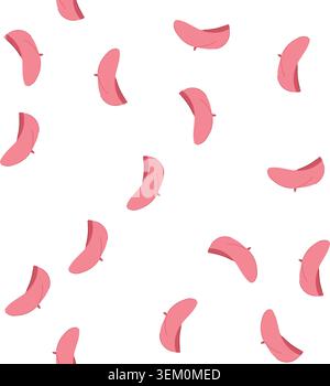 pattern accessory beret cartoon vector Stock Vector