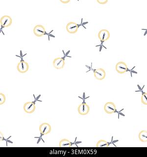 pattern blue light ring cartoon vector Stock Vector