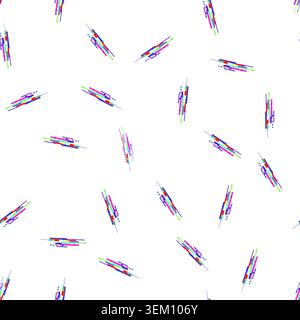 pattern malfunction glitch error cartoon vector Stock Vector