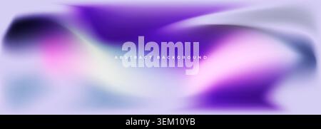 Elegant abstract background with smooth purple, pink, white, and blue flowing shapes on a clean light background, creating a soft modern backdrop for Stock Vector