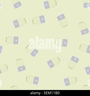 seamless pattern smell automatic air freshener cartoon vector Stock Vector