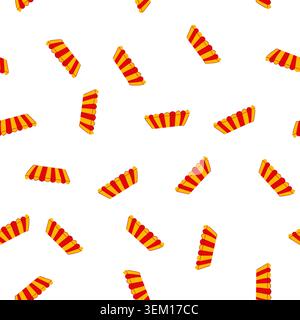 pattern roof canopy awning cartoon vector Stock Vector