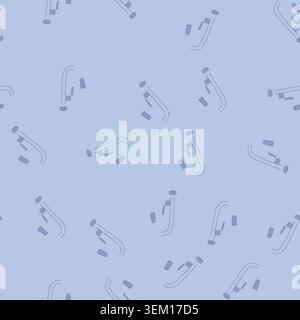seamless pattern steel kitchen faucet cartoon vector Stock Vector