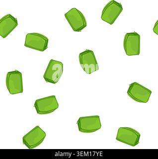pattern female cosmetic pouch cartoon vector Stock Vector