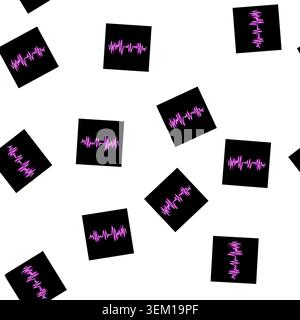 pattern abstract equalizer music cartoon vector Stock Vector