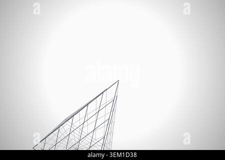 Wire Pyramid vector background with contemporary visual rhythm for microstock and commercial design projects. Stock Vector