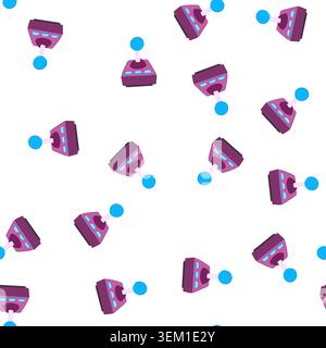pattern control arcade joystick cartoon vector Stock Vector