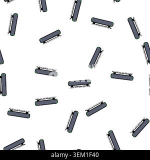 pattern bar soundbar audio cartoon vector Stock Vector