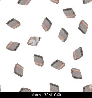 pattern beach towel color icon vector Stock Vector