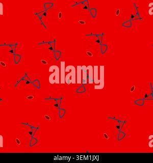 seamless pattern chute concrete mixer cartoon vector Stock Vector