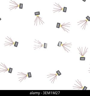pattern fragrance aroma sticks cartoon vector Stock Vector