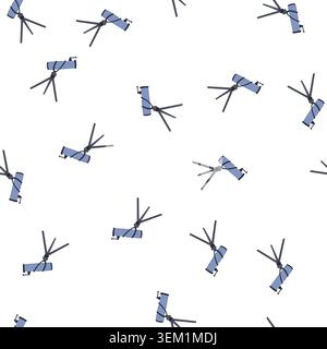 pattern look telescope cartoon vector Stock Vector