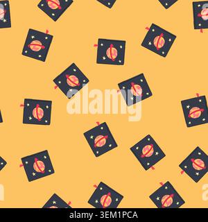 seamless pattern pad notebook cartoon vector Stock Vector