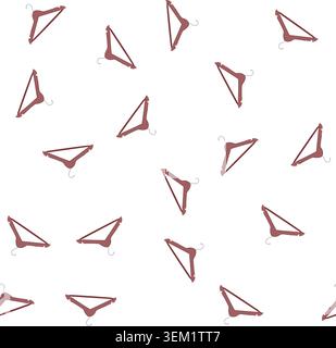 pattern store hanger clothes cartoon vector Stock Vector