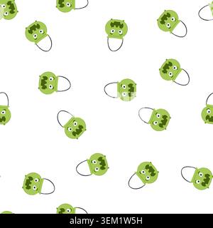 pattern pumpkin halloween bucket cartoon vector Stock Vector