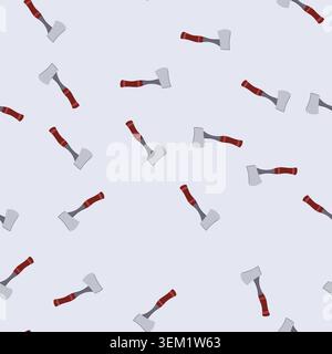 seamless pattern conquest viking axe cartoon vector Stock Vector