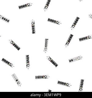 pattern google power strip smart cartoon vector Stock Vector