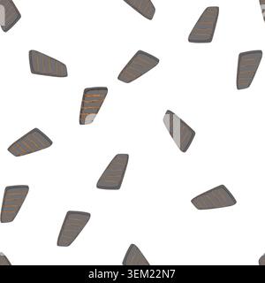 pattern sleeping camp mat cartoon vector Stock Vector