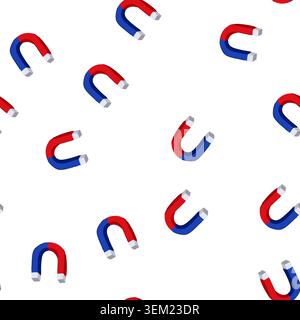 pattern force magnet cartoon vector Stock Vector