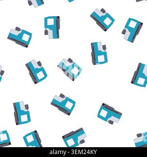 pattern cmyk ink cartridge cartoon vector Stock Vector