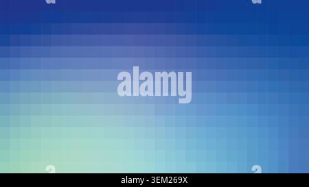 Glass blocks. Modern geometric background with abstract pixelated colorful gradient. Digital mosaic mesh pattern with soft blurry square pixels for te Stock Vector