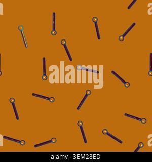 seamless pattern Game energy bar full power progress icon Stock Vector