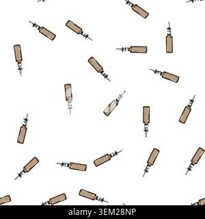 pattern allergy nasal spray bottle cartoon vector Stock Vector