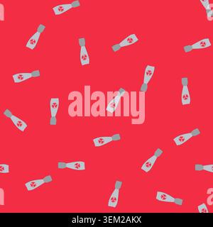 seamless pattern hiroshima atomic bomb cartoon vector Stock Vector