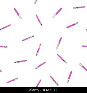 pattern polish nail file cartoon vector Stock Vector