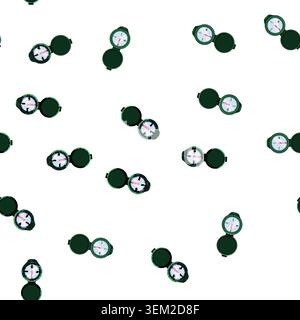 pattern rose compass cartoon vector Stock Vector