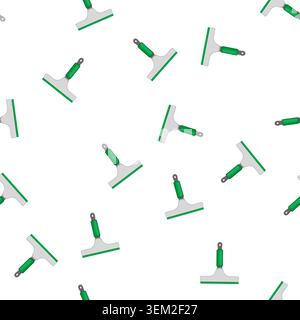 pattern water squeegee glass color icon vector Stock Vector