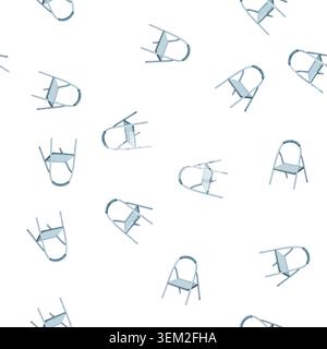 pattern service step ladder safety cartoon vector Stock Vector