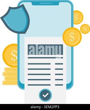 online payment Stock Vector