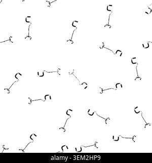 pattern fracture crutch medical cartoon vector Stock Vector