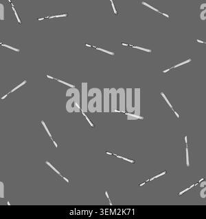 seamless pattern hospital scalpel surgery cartoon vector Stock Vector