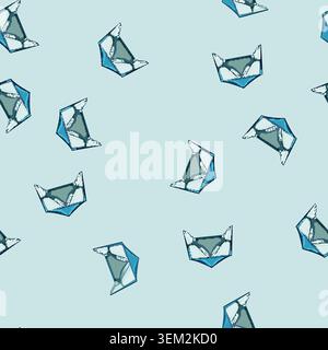 seamless pattern event tent garden cartoon vector Stock Vector