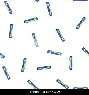 pattern industrial level tool cartoon vector Stock Vector