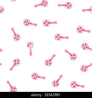 pattern rechargeable hand electric fan cartoon vector Stock Vector