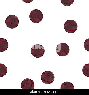pattern 8 lava game button cartoon vector Stock Vector