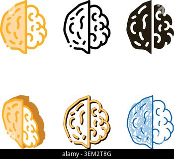 pack walnut nut icon vector outline Stock Vector
