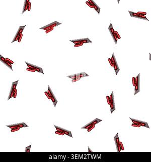 pattern tile notched trowel cartoon vector Stock Vector