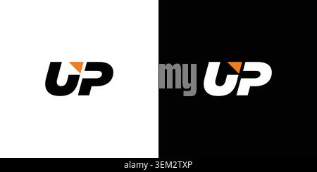 Modern and simple Up logo design Stock Vector