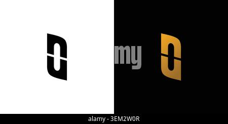 Unique and elegant letter NU initials logo design Stock Vector