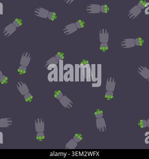 seamless pattern sport bike bottle cartoon vector Stock Vector