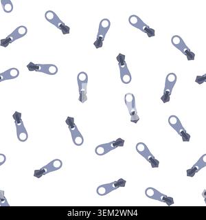 pattern sketch zipper puller cartoon vector Stock Vector