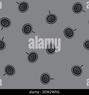 seamless pattern technology wireless charger cartoon vector Stock Vector