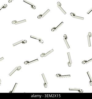 pattern Window handle lever for opening and closing frame Stock Vector