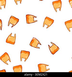 pattern biodegradable plastic shopping bag cartoon vector Stock Vector