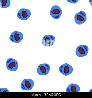 pattern equipment helmet welding cartoon vector Stock Vector